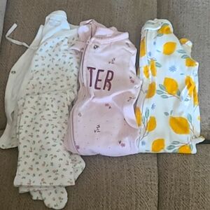 Baby Girl 3 pack Sleep n Play